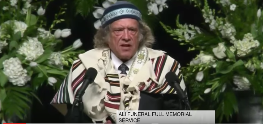 Rabbi Lerner at Muhammad Ali’s memorial service: “We stand in solidarity with the Islamic community around the world”