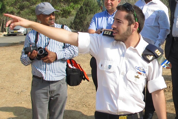 Shai Malot in his Navy uniform