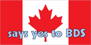 Canadians say yes to BDS
