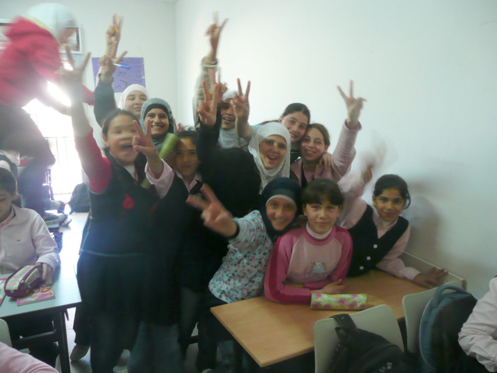 Future School for Girls pupils Beit Hanina East Jerusalem 