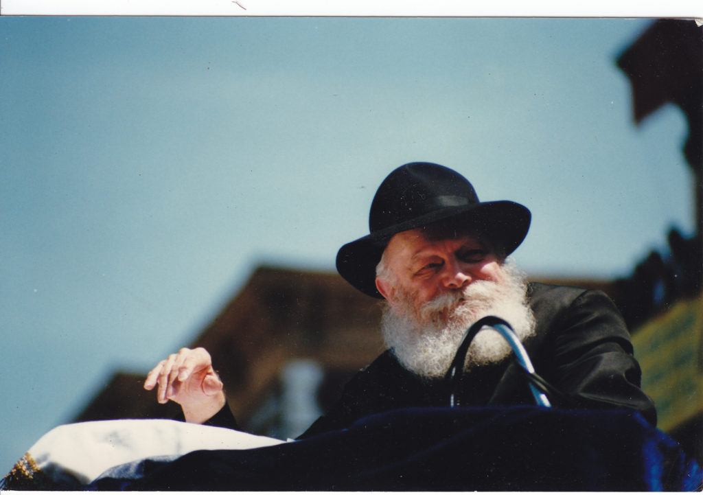 The late Lubavitcher Rebbe, Menachem Mendel Schneerson