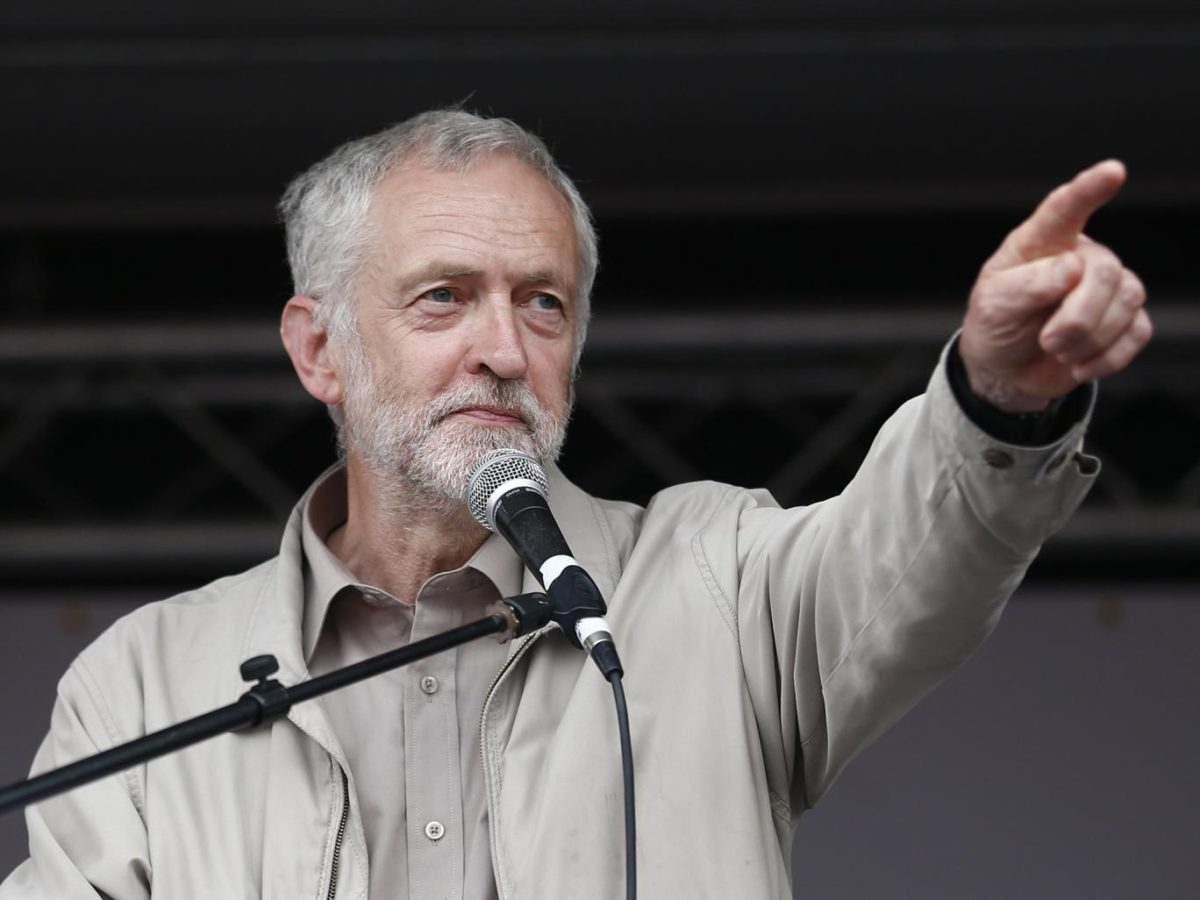 Jeremy Corbyn speaking