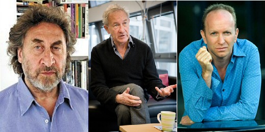 Howard Jacobson, Simon Schama and Simon Sebag Montefiore