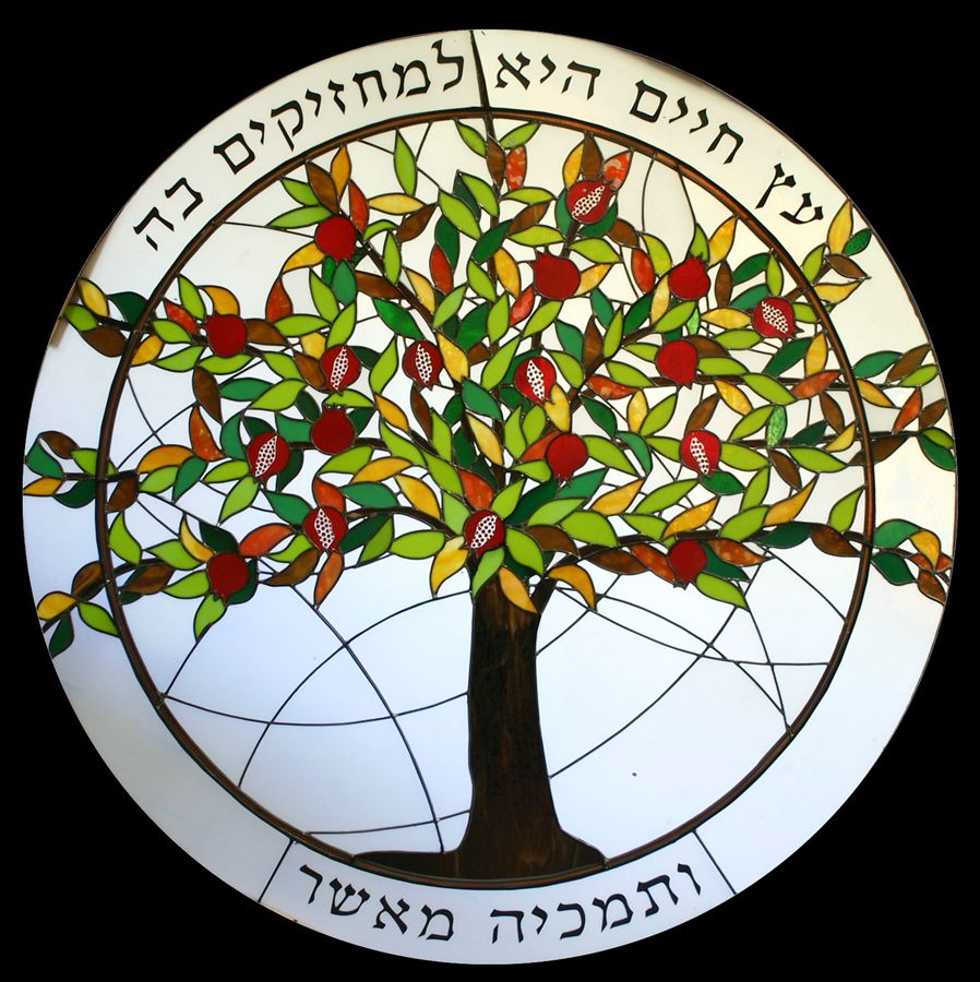 Tree of Life Synagogue stained glass window