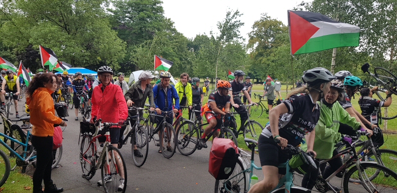 The Big Ride setting off after lunch